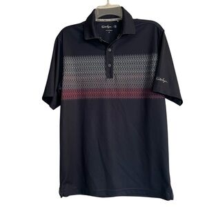 Walter Hagen Men's Navy Polo Shirt Size Small